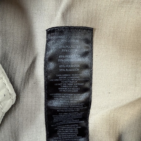 First Tactical Pants Mens 32x30 Beige Cargo Ripstop Outdoor Workwear Police - Picture 8 of 13